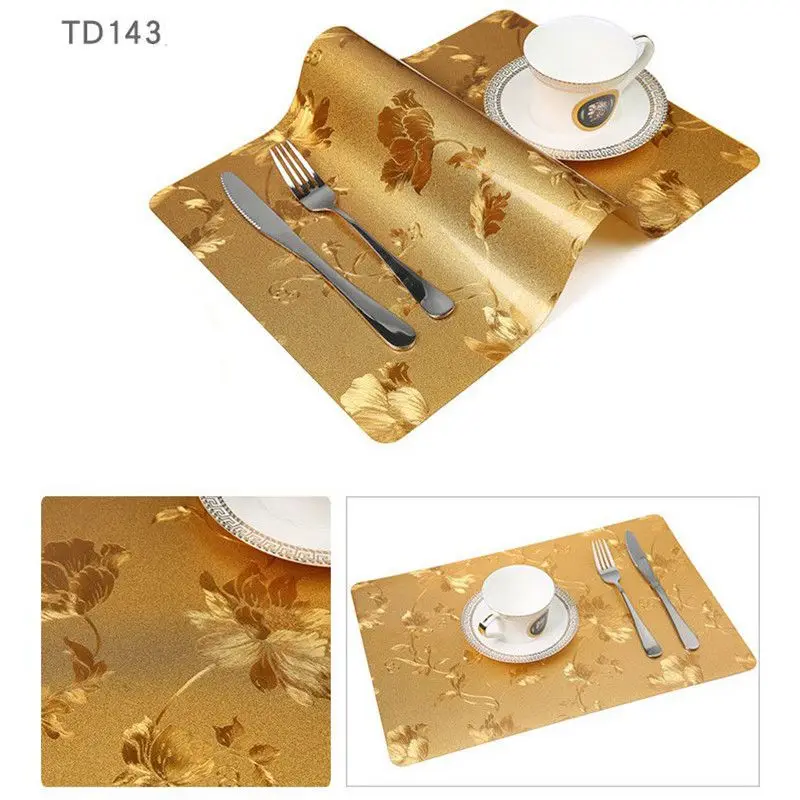 

1 Piece Dinner Table Placemats Coaster Waterproof Heat Insulation Non-slip Simple And Beautiful