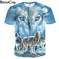 2020 men t shirt new fashion brand t shirt menwomen summer 3d tshirt moon printed wolf t shirt tops tees t shirt