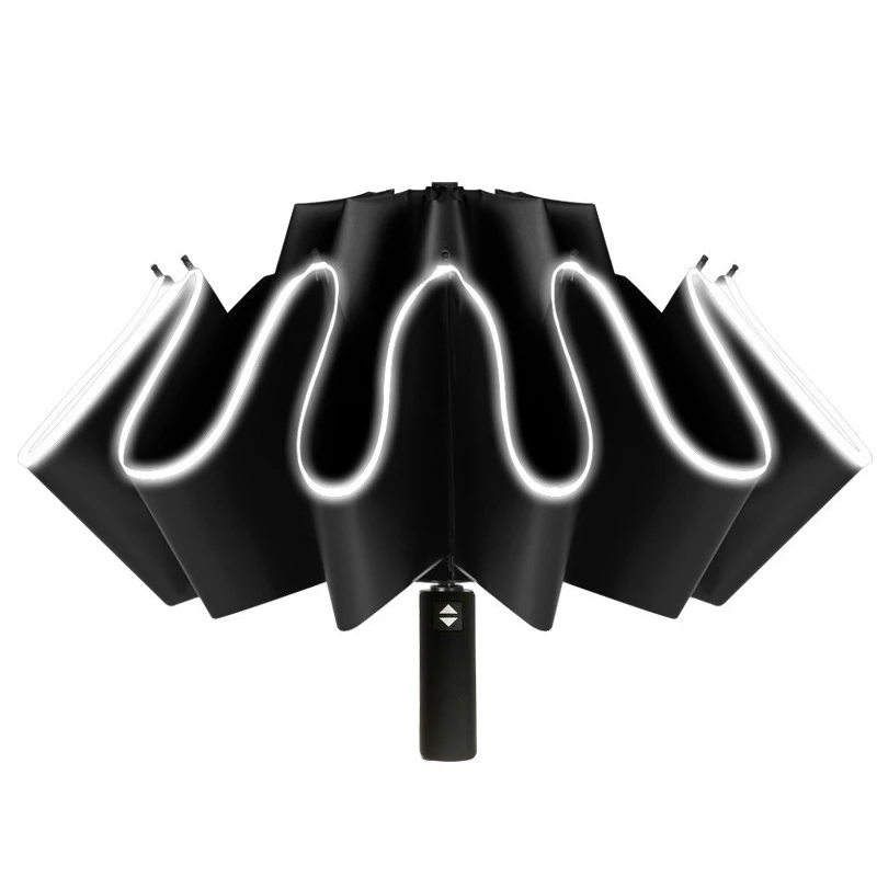 

Автоматически складывающийся зонтик солнцезащитные зонты 12K, ветрозащитный большой зонтик от дождя для мужчин и женщин, УФ-зонтик