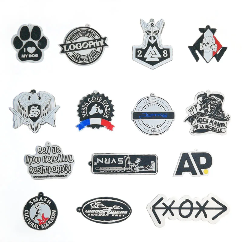 Изготовленный на заказ брелок из мягкого ПВХ высокого качества для ключей ваш