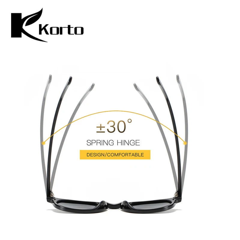 Korto Trend мужские Поляризованные Круглые Солнцезащитные очки для женщин и мужчин TAC
