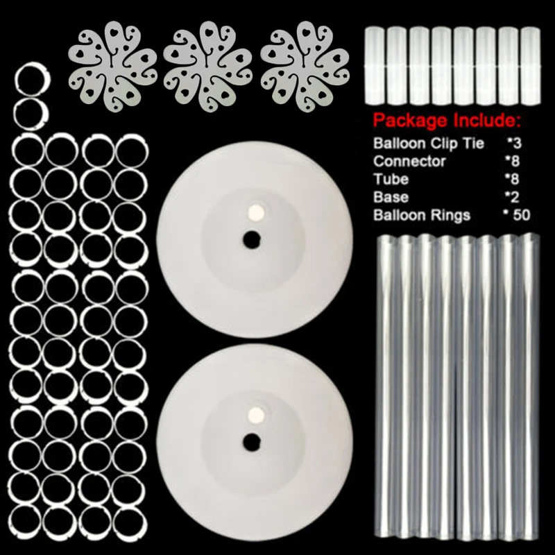 

Balloon Column Arch Base Upright Pole Display Stand Kit For Wedding Party Balloon Flower Clip Holder Kit Weddings Birthdays