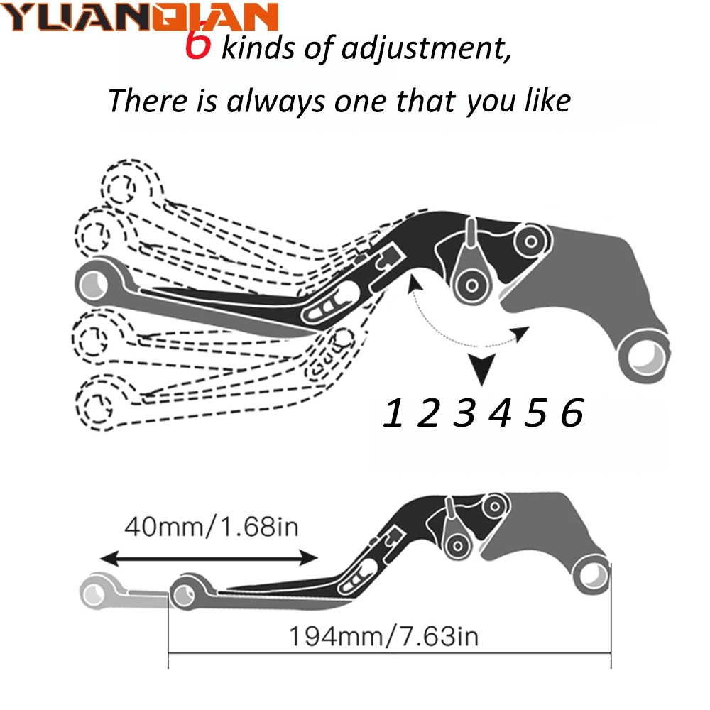Для YAMAHA XJ6N XJ6 DIVER 2009-2015 2014 2013 2012 2011 2010 мотоциклетные складные Регулируемые рычаги