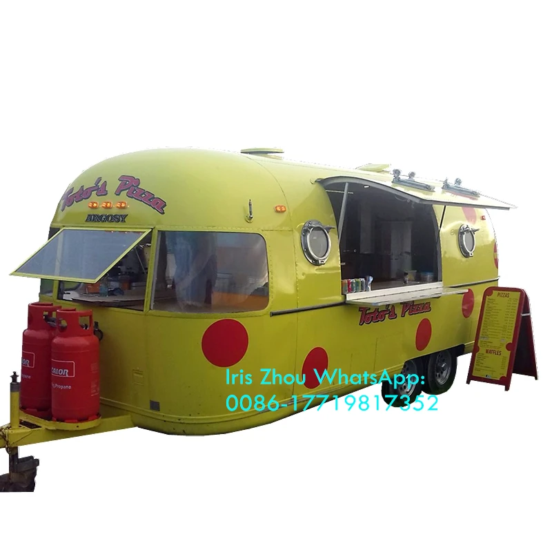 Кофейная тележка airstream продовольственный трейлер для продажи еды пиццы | Бытовая