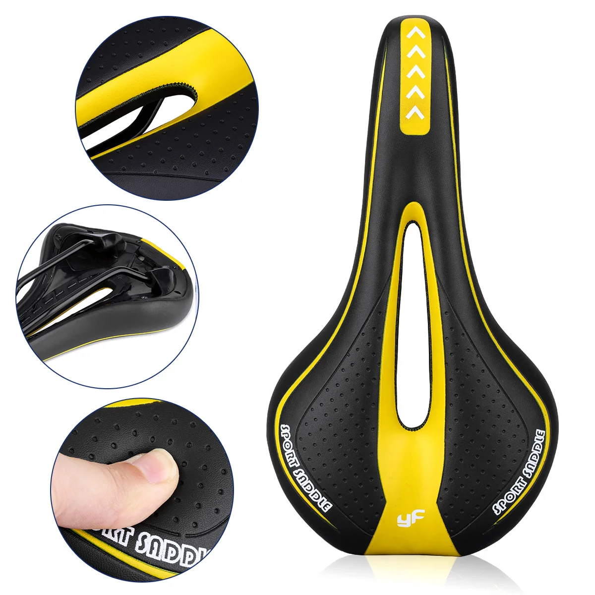 

Bicycle Saddle Mountain Bike Hollow Hole Saddle Racing Saddle Riding Equipment Mountain Bike Seat