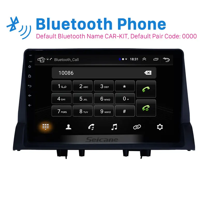 Seicane Android 9. 0 2GB RAM автомобильный радиоприемник с навигацией GPS Auto Stereo Unit Player для 9 1