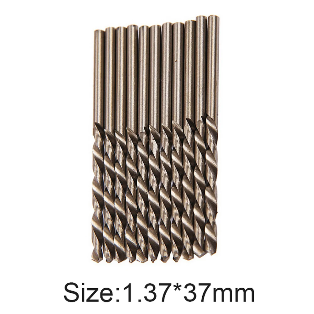 

10pcs Micro High Speed Steel HSS Straight Shank Mini Twist Drill Bits Electric Drill Rotary Power Tools 1.1mm 1.3mm 0.5mm 0.8mm