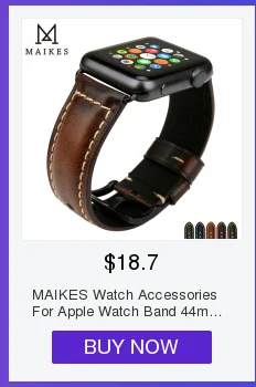 MAIKES, Миланская петля, ремешок для Apple Watch, 4, 44 мм, металлический ремешок для часов Apple Watch, 42 мм, ремешок из нержавеющей стали iwatch, 40 мм, 38 мм