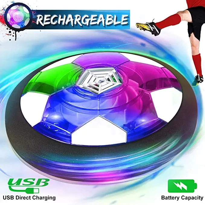 Развивающий игрушечный футбольный мяч Hover, парящий на нескольких поверхностях в помещении, воздушный подвесной футбольный мяч