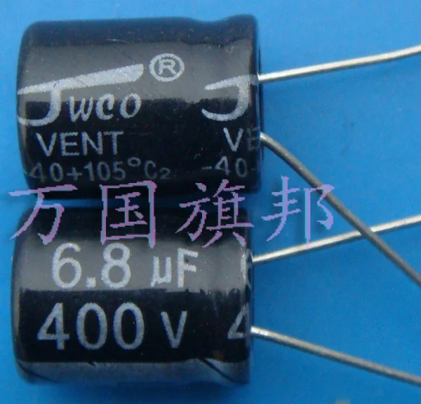 Бесплатная доставка. Все серии электролитические конденсаторы 400 v 6 8 мкФ uF 10
