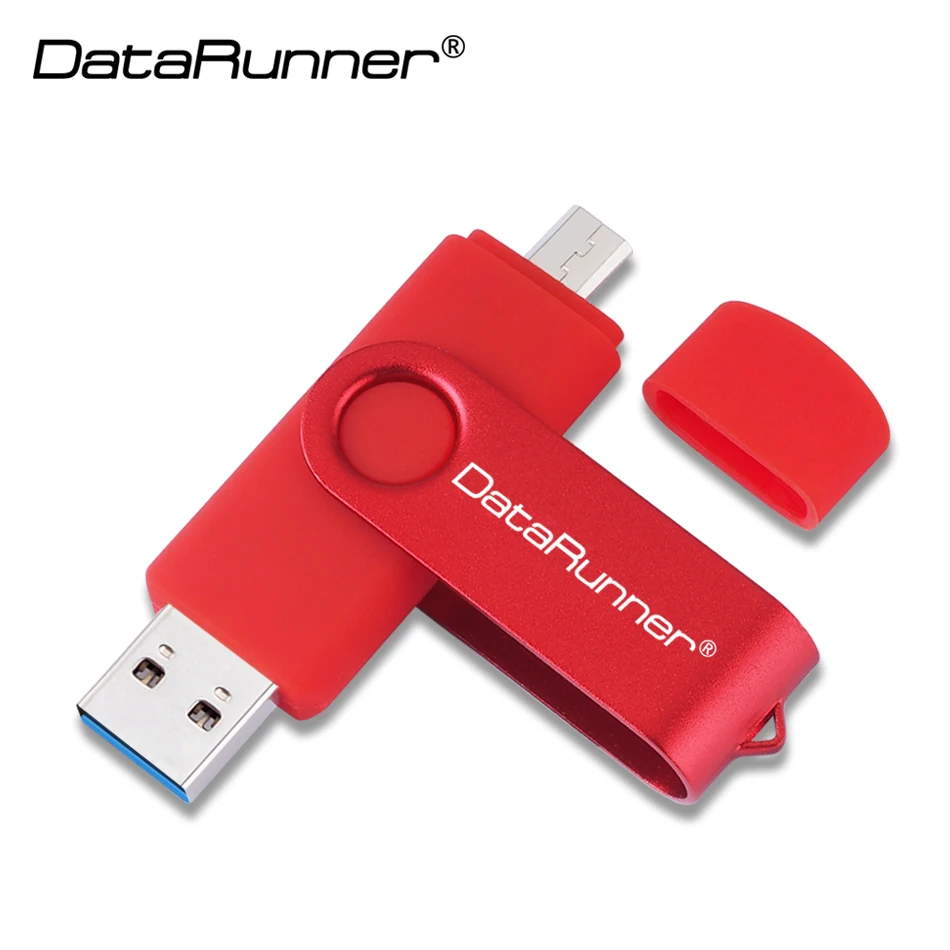 Новый Usb 3 0 DataRunner OTG USB флеш-накопитель для смартфонов/планшетов/ПК 32 Гб 64 128 ГБ 256