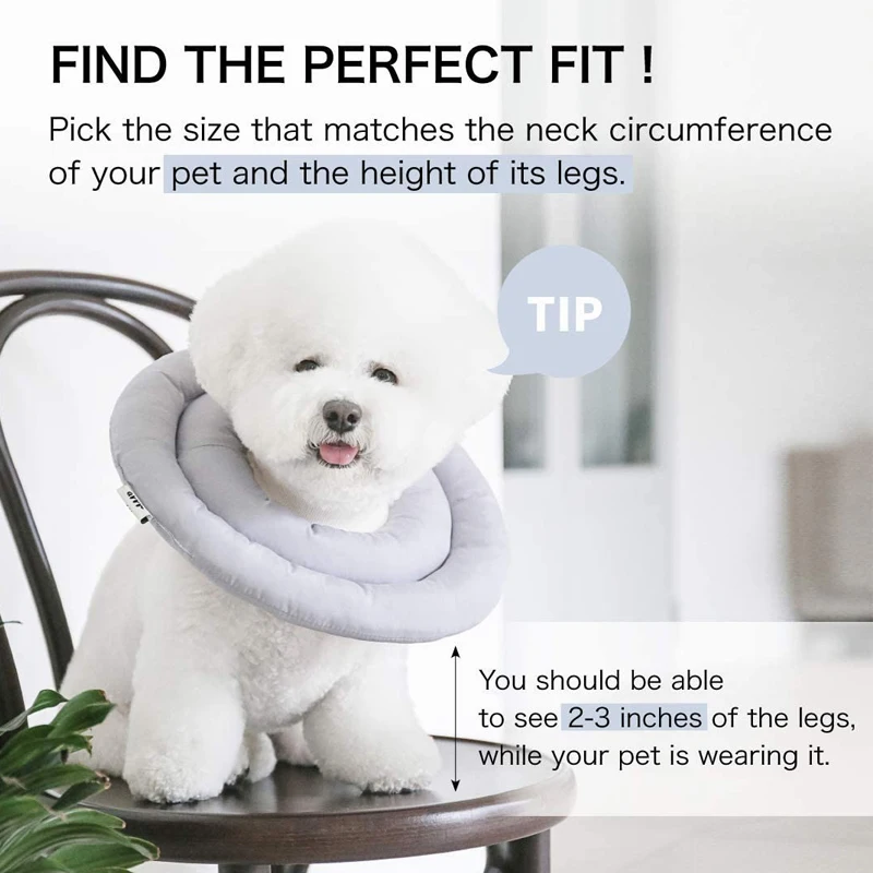 Удобный ошейник для питомцев водостойкий мягкий Регулируемый защитный