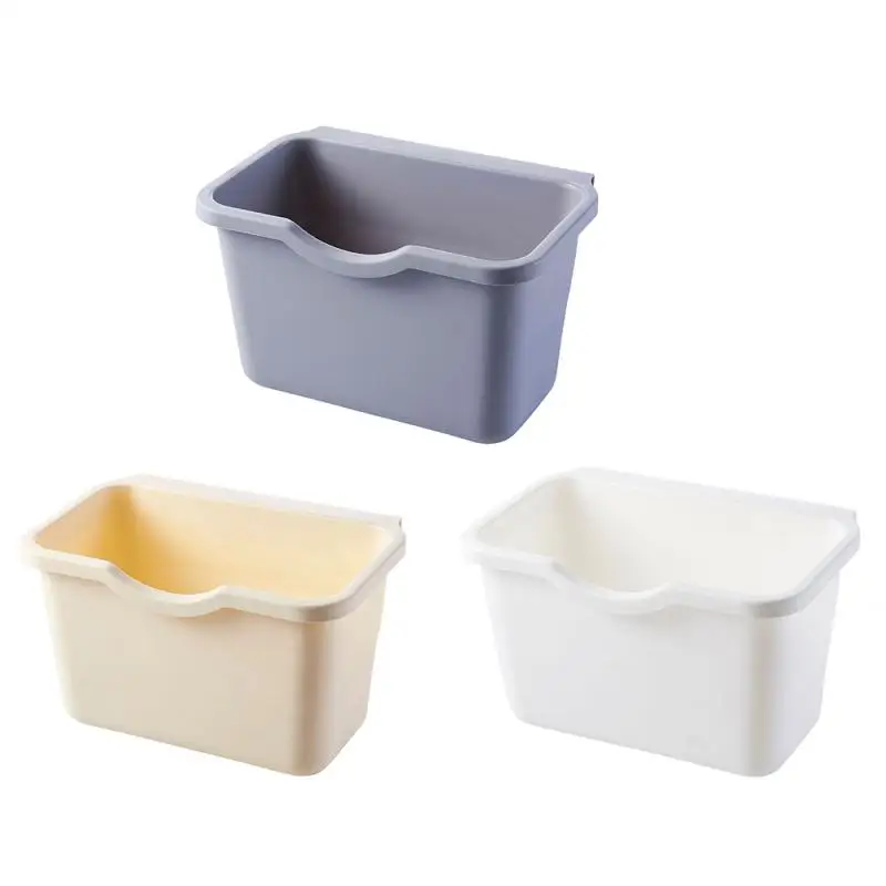 

Kitchen Wall Mounted Hanging Waste Bin Kitchen Cabinet Door Hanging Trash Bin Garbage Car Trash Can Rubbish Container Wholesale