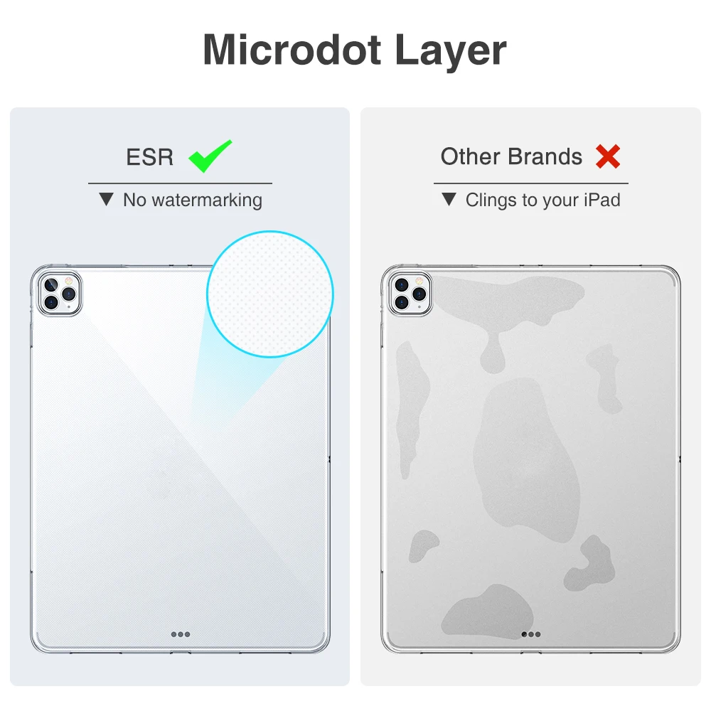 Прозрачный чехол ESR для iPad Air 4 2020/Air 5 2022 10 9 Pro 11 12 2021 тонкий гибкий Mini 6 12.9 - купить по