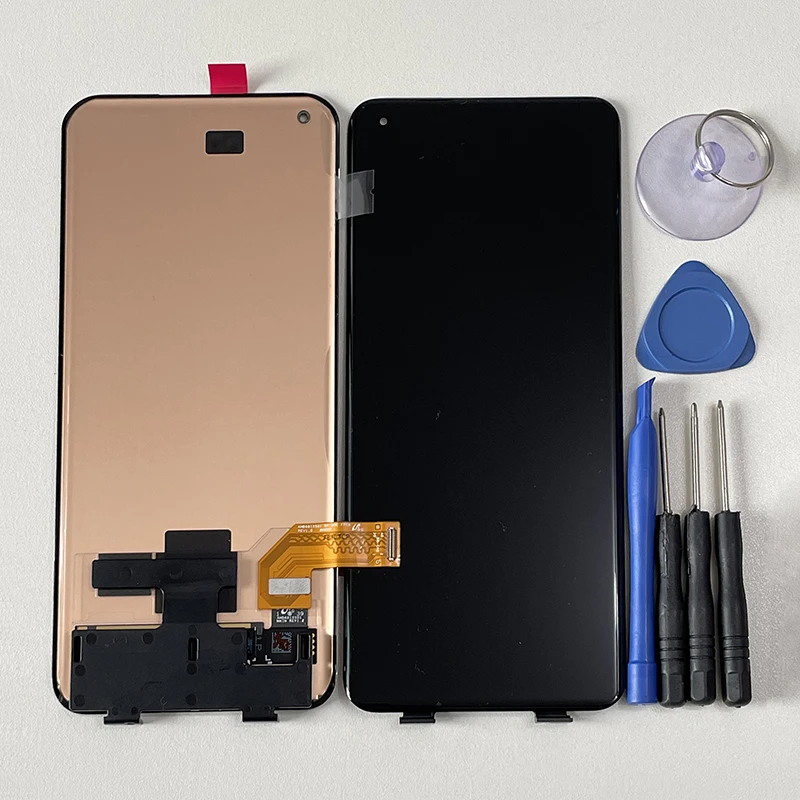 

ЖК-дисплей AMOLED 6,81 дюйма для Xiaomi Mi 11 Pro, сенсорный экран с дигитайзером для Xiaomi Mi 11 Ultra M2102K1G M2102K1C, оригинал