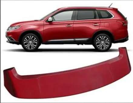 Красный ABS Краски Автомобиля Заднее Крыло багажника выступ Спойлеры для Mitsubishi Outlander - Цвет: Красный