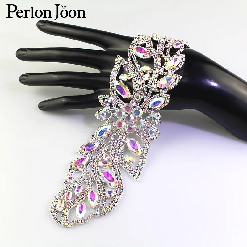 1 шт. кристаллическая сварочная нашивка Ab Стразы аппликация серебряное покрытие