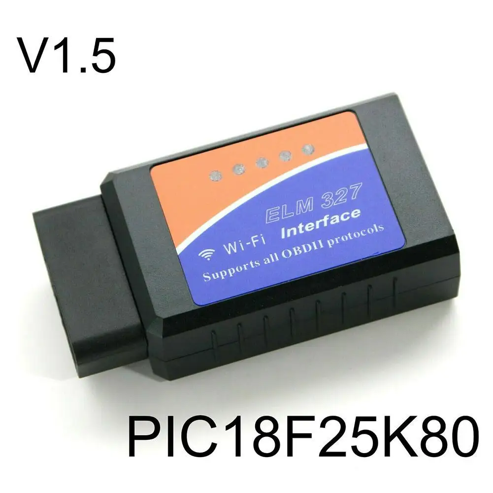 Автомобильный диагностический сканер ELM327 OBD2 V1.5 с поддержкой Wi Fi для Android/iOS кодов