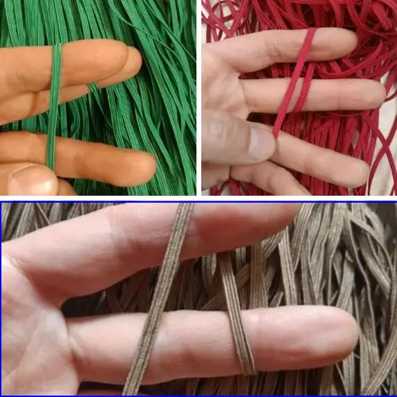 Лидер продаж! 16 метров зеленая красная синяя эластичная лента для вязания