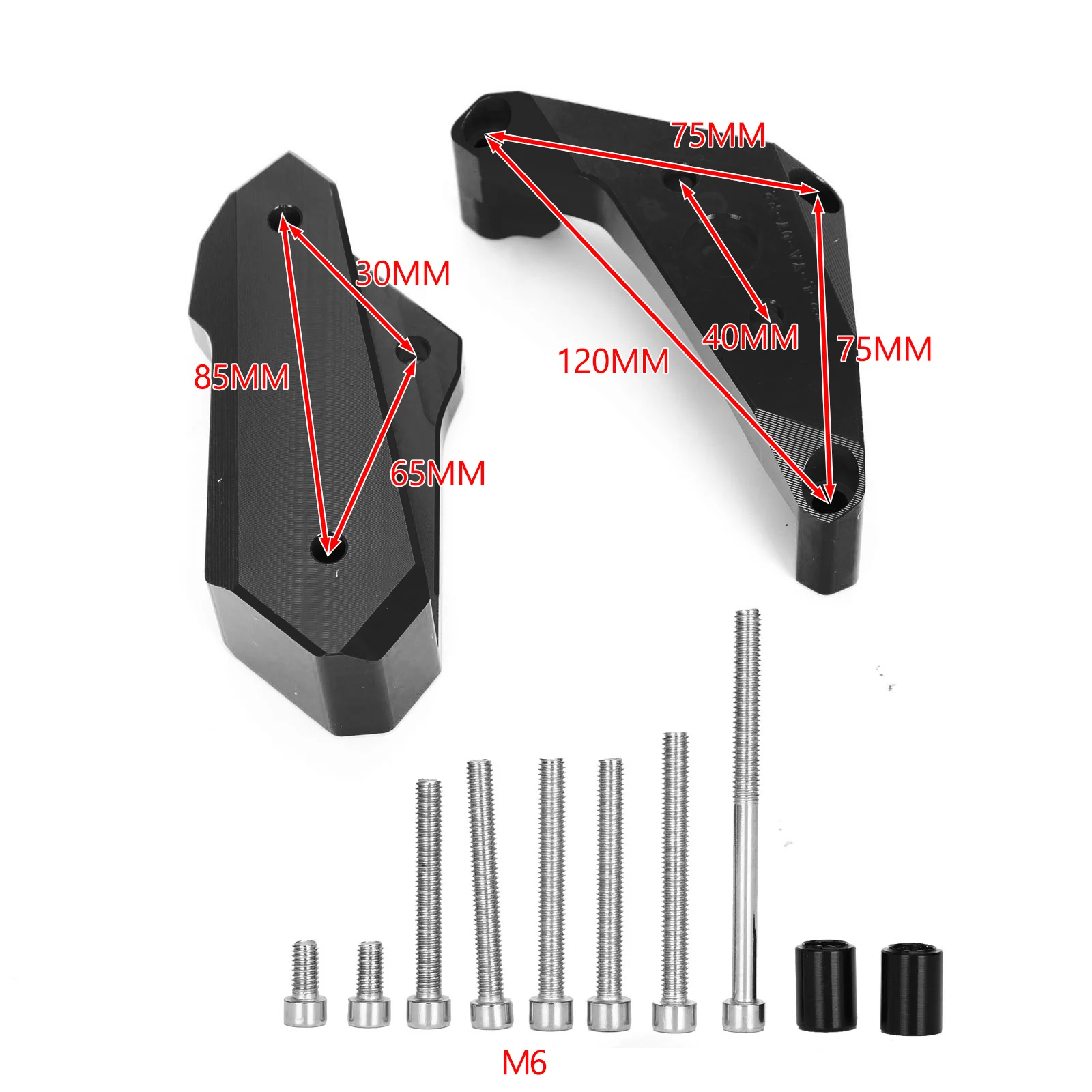 Areyourshop слайдер статора двигателя протектор стопорной колодки для Yamaha YZF R3 R25 2013 2014