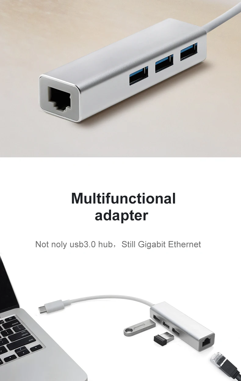 OFCCOM USB C Ethernet USB 3,0 2,0 к RJ45 концентратор 10/100/1000 м Ethernet адаптер Сетевая карта USB Lan для Macbook Windows Tpec C
