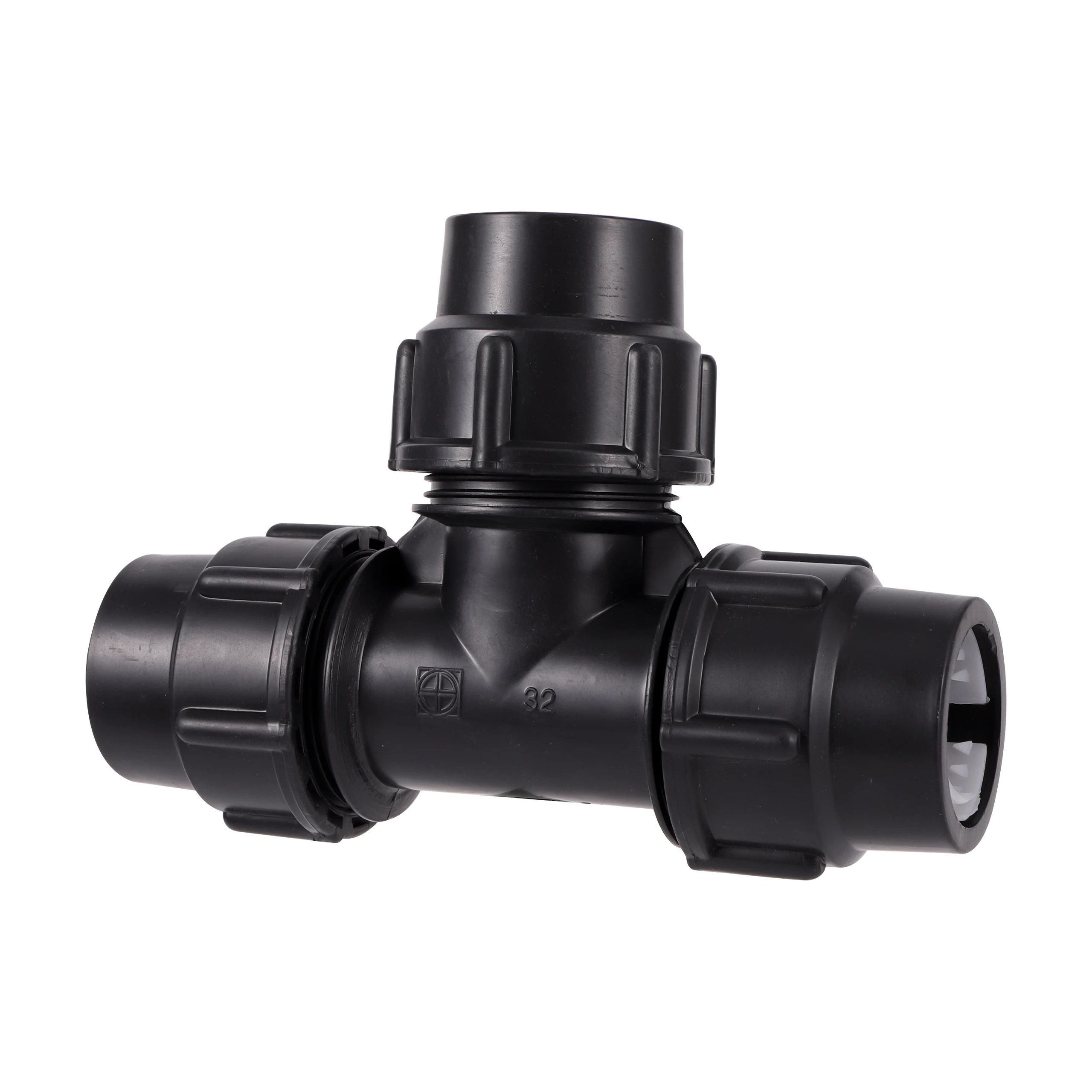 20mm PE Pipe Quick Connector Black Straight Tee Cross Elbow End Cap Joint Water Controll Valve Garden Irrigation Fittings | Дом и сад