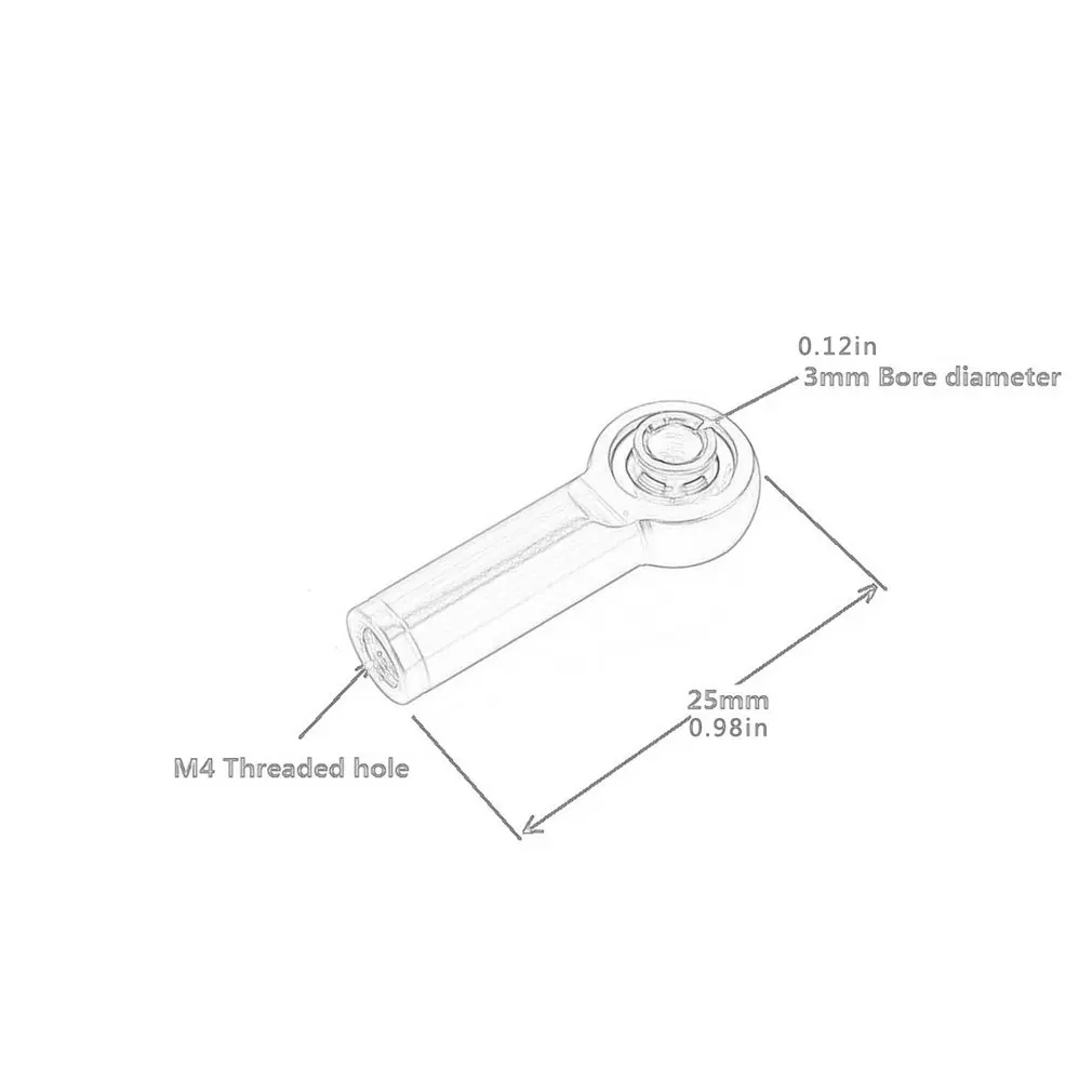 10 шт m4 металлический галстук б