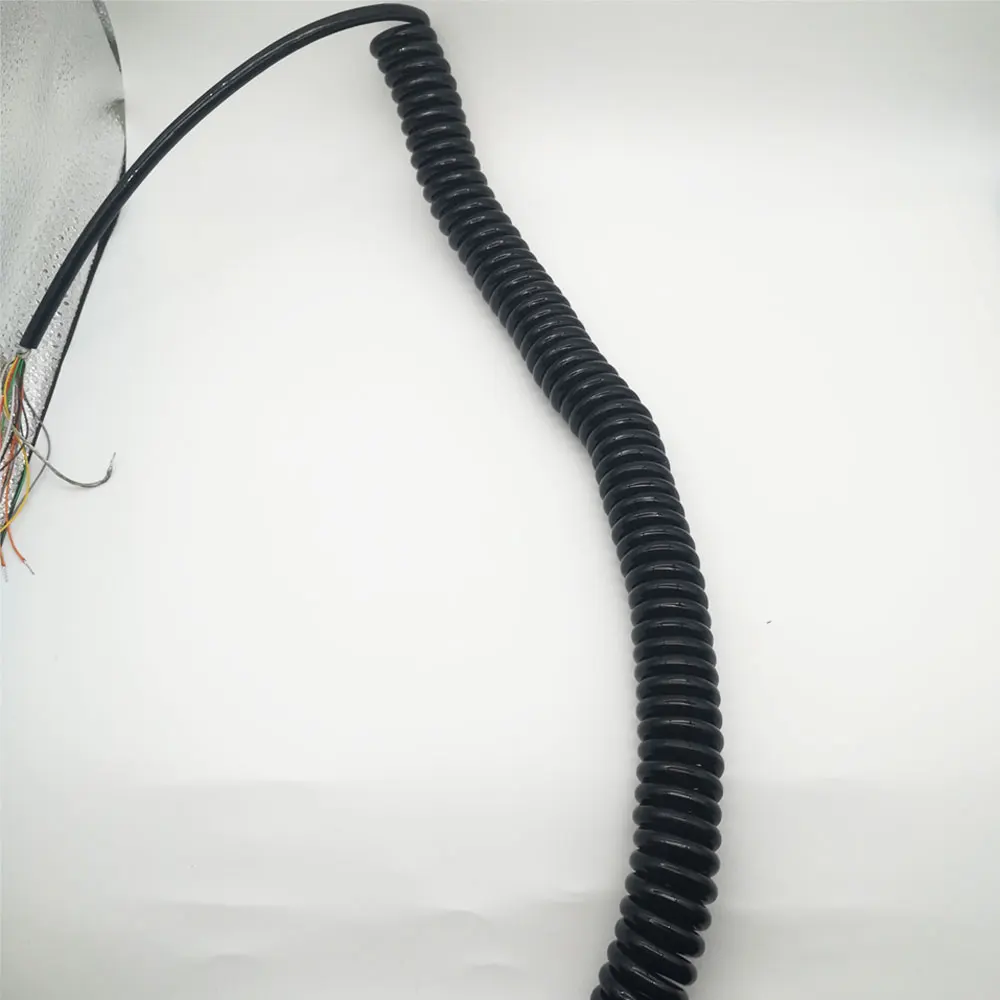 Оптовая продажа дешевый спиральный защитный кабель 7 12 15 16 17 19 21 сердечник 3 4 5 6 м