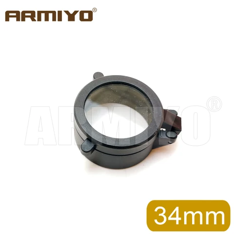 Прозрачная крышка для объектива Armiyo 30 мм ~ 69 мм, откидная крышка с быстрой пружиной, защитная крышка объектива, диаметр крышки, охотничий аксессуар