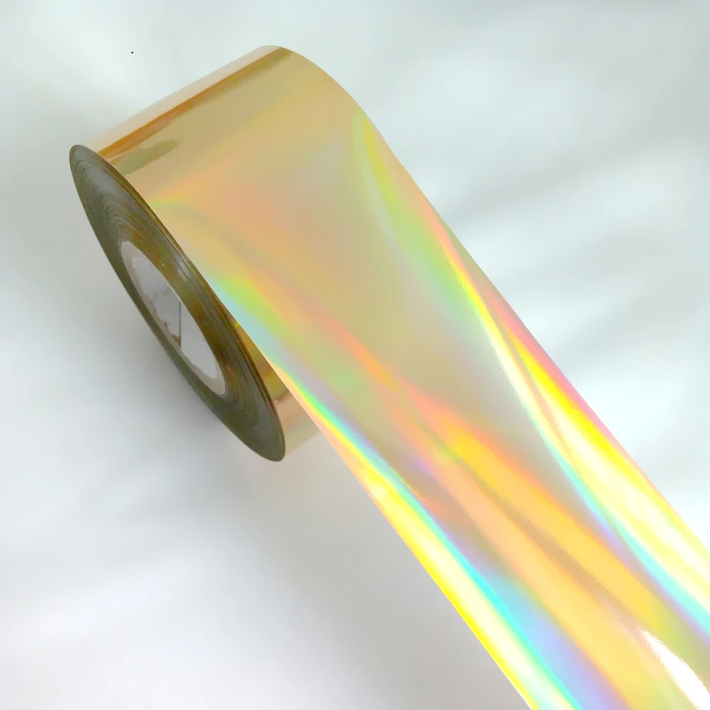 Оптовая продажа 120 м голографическое искусство ногтей переводная фольга