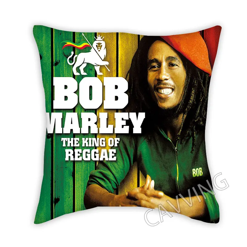 Декоративные наволочки Боб Марли из полиэстера с 3D рисунком декоративная