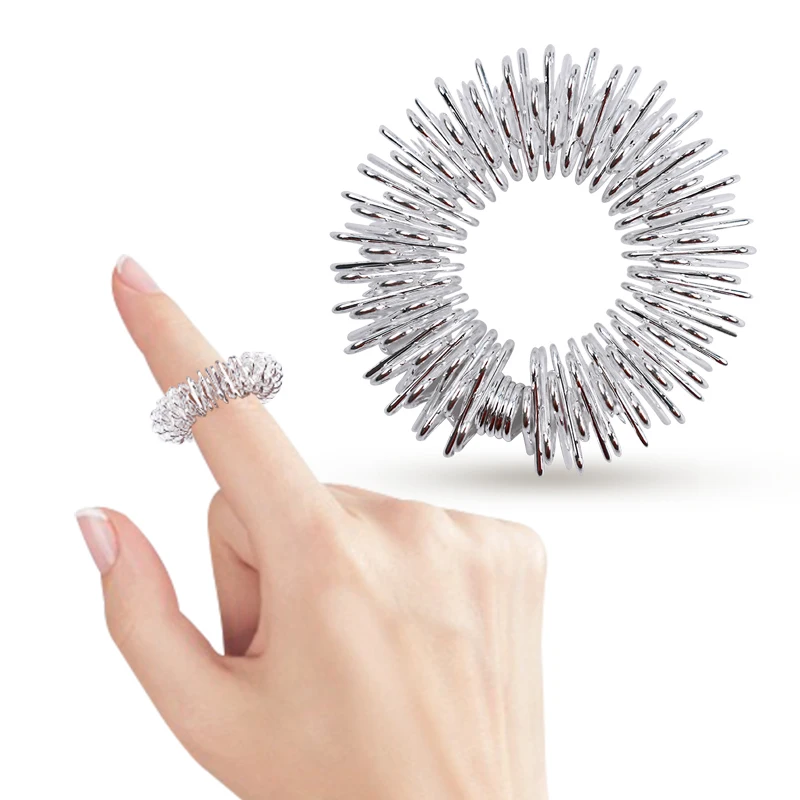 10 шт./лот распродажа кольцо для массажа пальцев акупунктурное уход за здоровьем