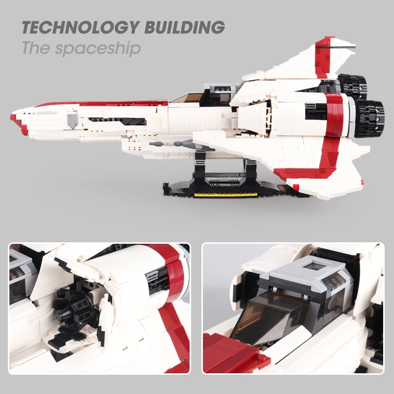 Строительные блоки MOC9424 The Battlestar Galactica MOC Colonial Viper MKII детские игрушки|Блочные