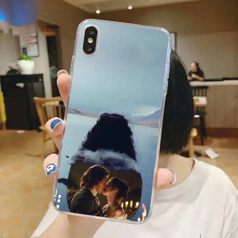 

OUTLANDER Tv Shows the film Phone Case Transparent for iPhone 6 7 8 11 12 s mini pro X XS XR MAX Plus