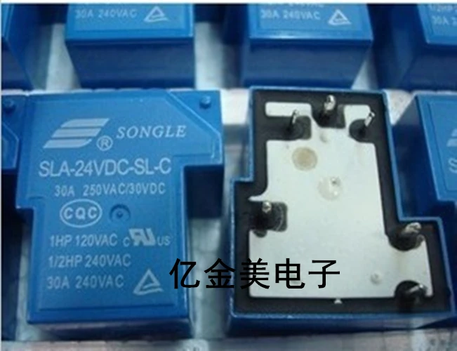 

10PCS/LOT Relay SLA-24VDC-SL-C T90 Relay 24V 6-pin SLA-24VDC-SL-C