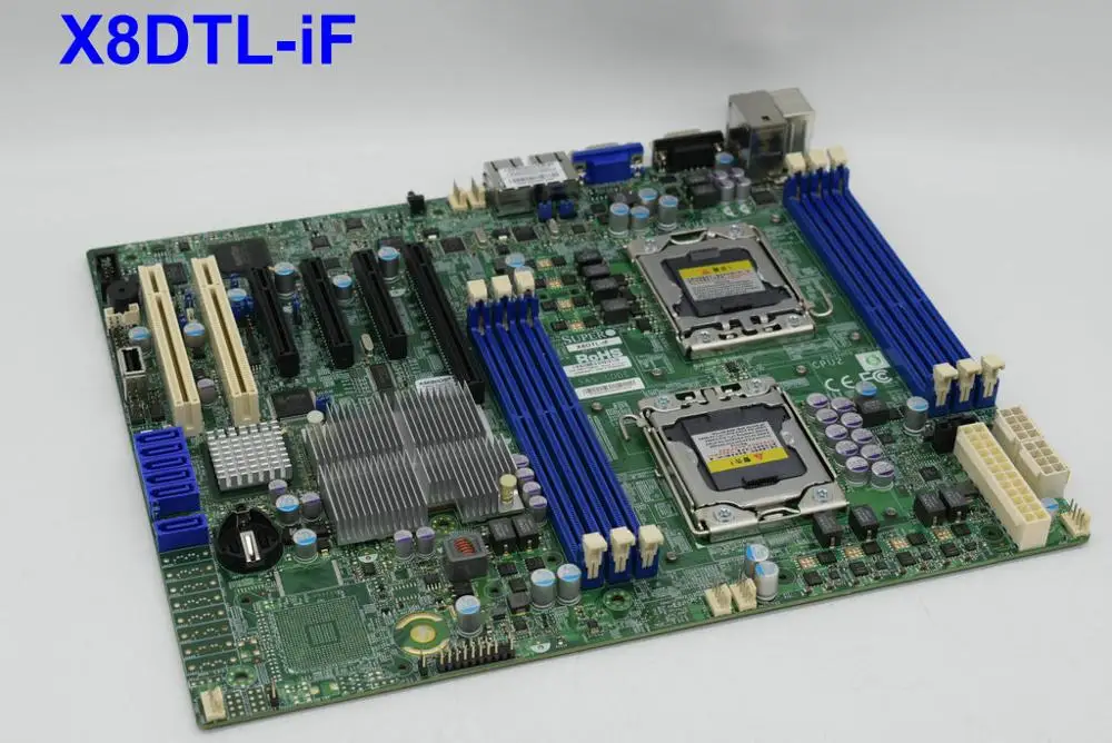 Для сервера Supermicro X8DTL-iF оригинальная подержанная материнская плата