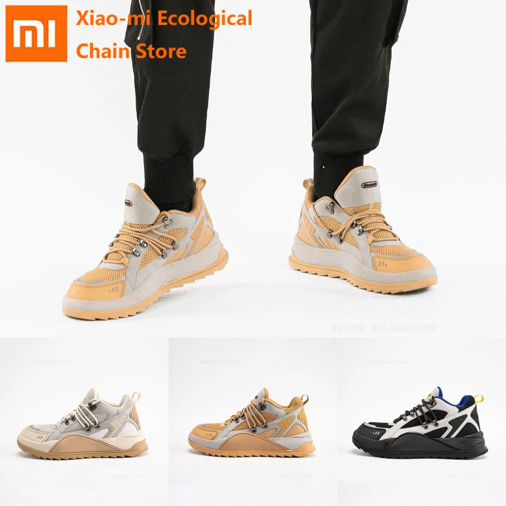 Xiaomi ULEEMARK Sneaker Shoes Fashion Hiking shoes Casual Men Outdoor Walking Shoes Non-slip Outsole Mesh Breathable Sport Shoes