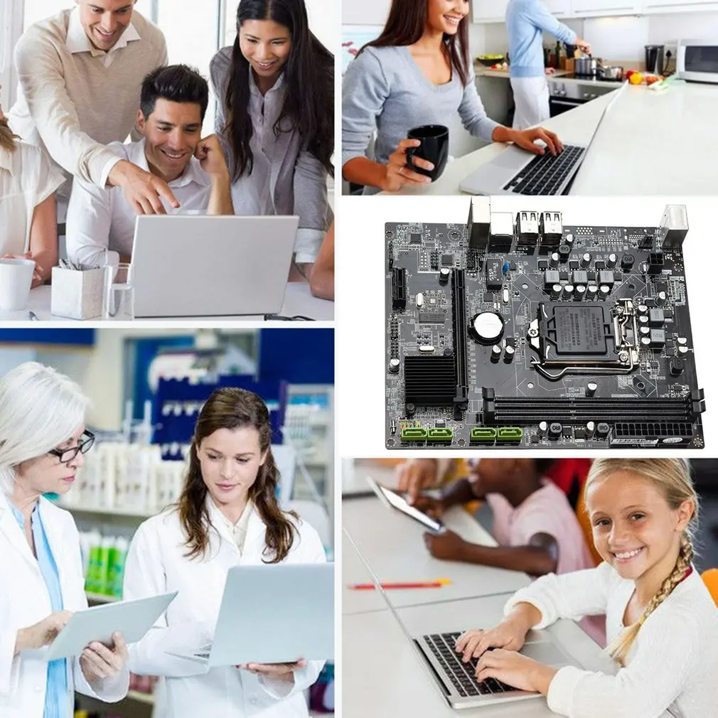 Игровая материнская плата P55-1156 для ЦП LGA 1156 Intel P55 чип DDR3 память LGA1156 поддержка I3 I5 I7