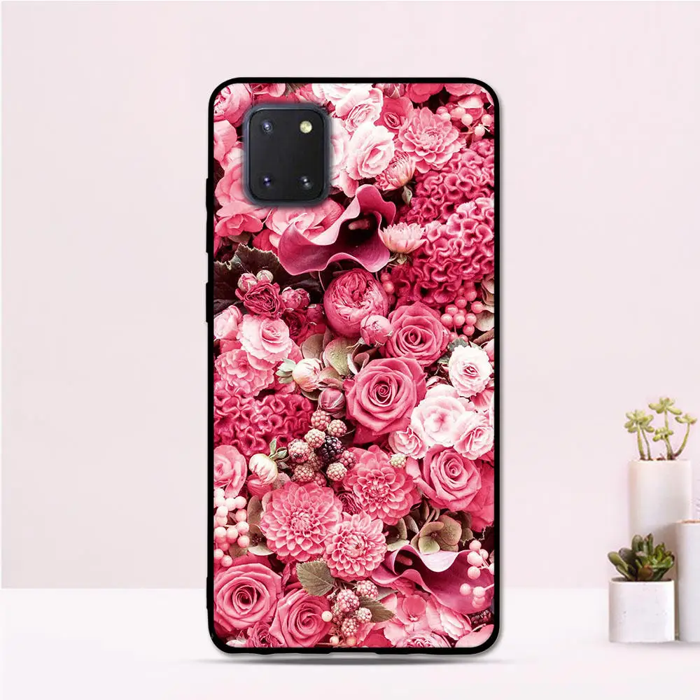 For Samsung Galaxy Note10 Lite Case Cover SM-N770F/DS Soft TPU Cartoon Pattern Back A81 Silicone | Мобильные телефоны и