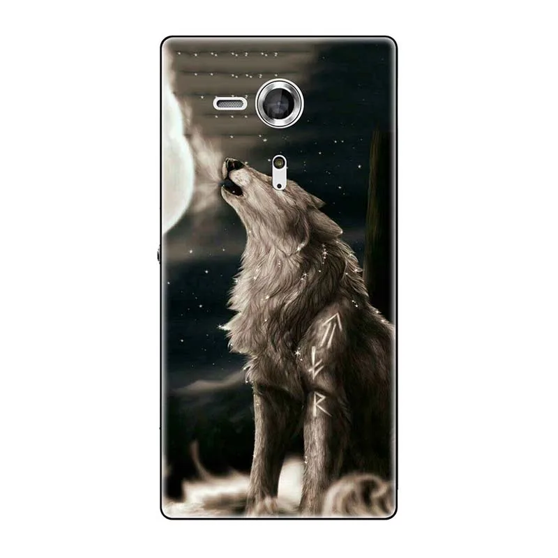 Телефонные чехлы для sony Xperia SP M35 M35h M35C C5303 C5306 C5302 чехол с принтом(розы); волк милый чехол-крышка с узорами чехол для телефона чехол Fundas Para - Цвет: A281