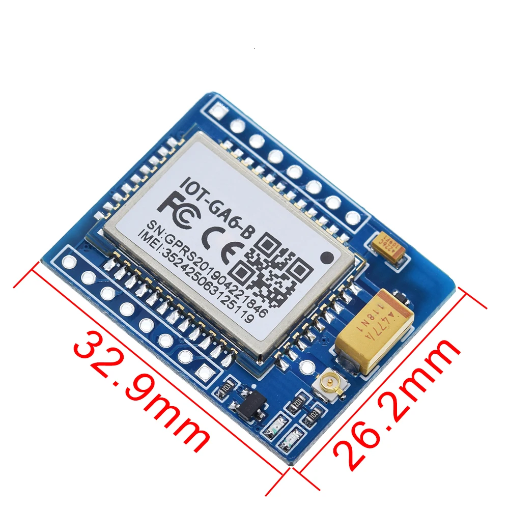 TZT Мини A6 GA6 GPRS комплект GSM беспроводной модуль расширения доска антенна протестирована по всему миру магазин для SIM800L