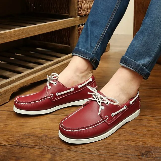 men casual shoes wild fashion business leather | Обувь