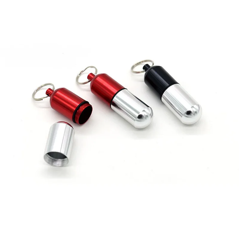 للبيع مقاوم للماء الفولاذ المقاوم للصدأ حبة صندوق حافظة زجاجة حبة صندوق دواء حامل لوحي أسبوعي تخزين منظم حاوية صندوق حبة