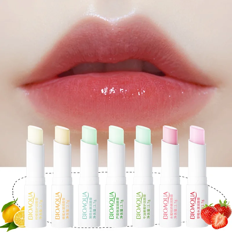 

Aloe Strawberry Lip Balm Is Not Easy To Fade Lipstick Peach Moisturizing Moisturizing Lasting Color and Moisturizing Lip Balm