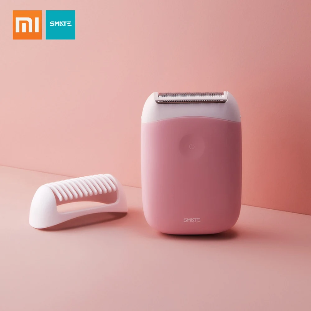 Электрический эпилятор Smate для Xiaomi Mini, портативный триммер для удаления волос для женщин, USB перезаряжаемая гладкая бритва, водостойкий эпилятор