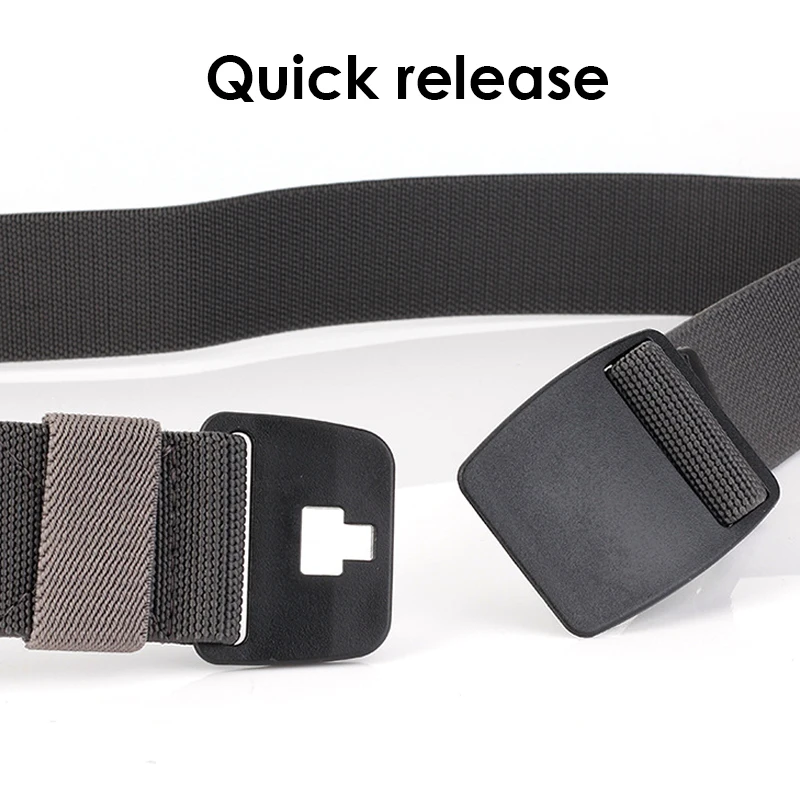 Ремень HSSEE мужской Эластичный эластичный пояс из жесткого АБС-пластика с