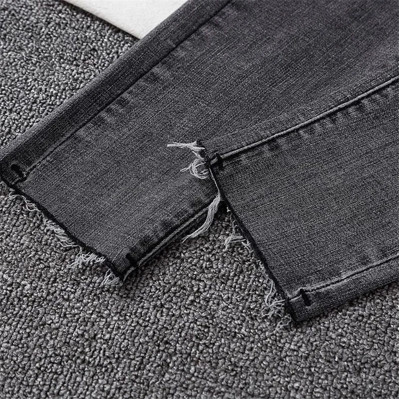 

Jeans Female Denim Pants Black Color Womens Jeans woman slim Stretch Bottoms Feminino Skinny Pants For Women Trousers Plus size