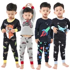 Детская Хлопковая пижама в виде животных, на возраст 2-8 лет