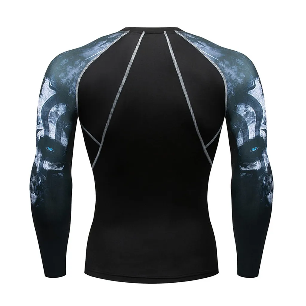 Корсет мужской из полиэстера с длинным рукавом и принтом | Мужская одежда