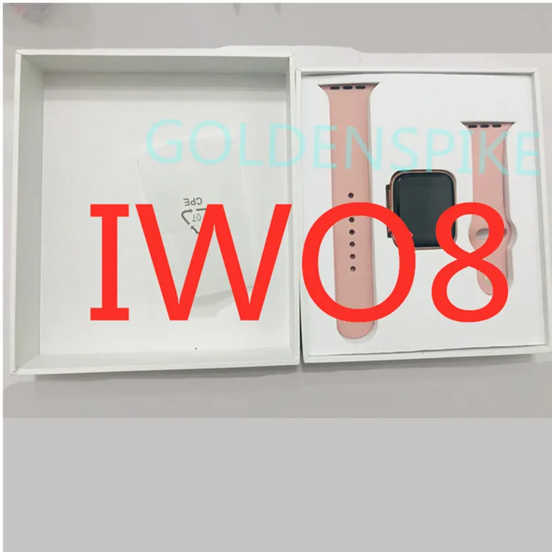 GOLDENSPIKE IWO 8 Plus 1:1 MTK2502C Беспроводное зарядное устройство W54 Bluetooth Смарт-часы IWO8 Smartwatch 44 мм серия 4 для Apple Watch